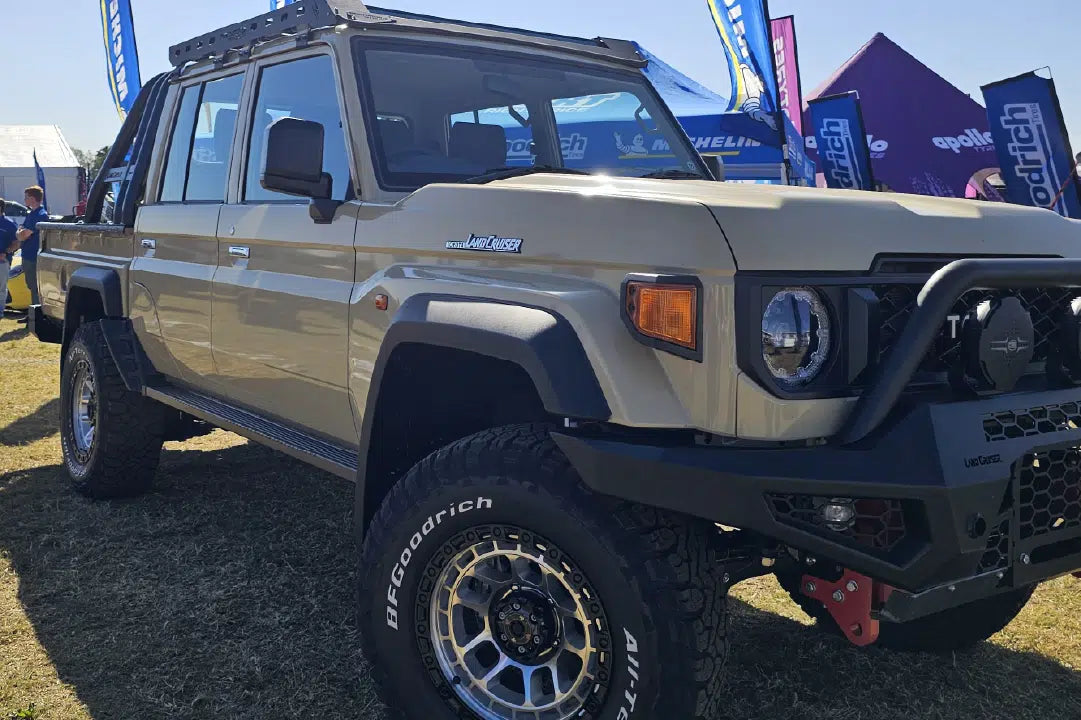 Predator Stealth Roof Rack – Toyota Land Cruiser 79 Series Double Cab (Stainless Steel)