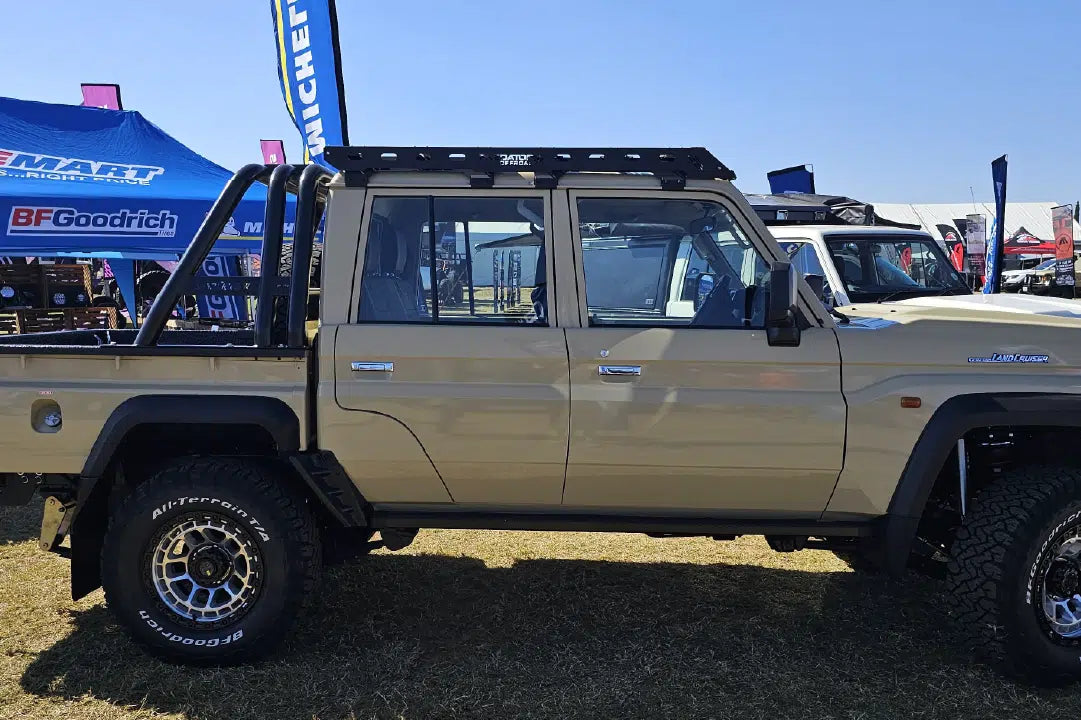 Predator Stealth Roof Rack – Toyota Land Cruiser 79 Series Double Cab (Stainless Steel)