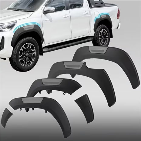 Toyota Hilux 2021+ RS Legend Rocco Style Fender Flares – Full Set