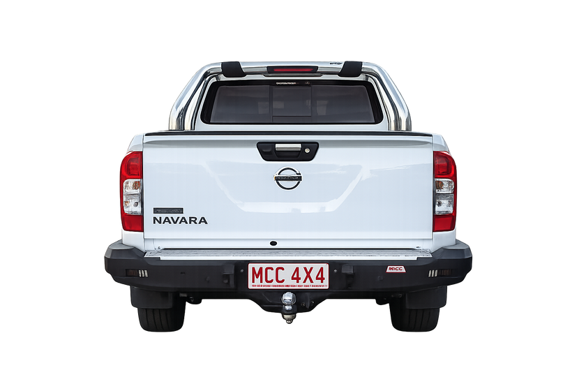 MCC Rocker Rear Steel Bumper with Towbar – Nissan Navara D23 – 2017–2021