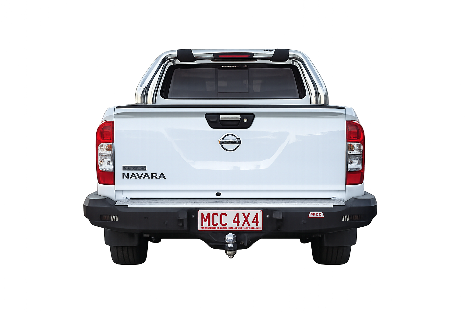 MCC Rocker Rear Steel Bumper with Towbar – Nissan Navara D23 – 2017–2021