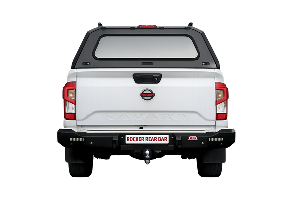 MCC Rocker Rear Steel Bumper with Towbar – Nissan Navara – 2021–Current