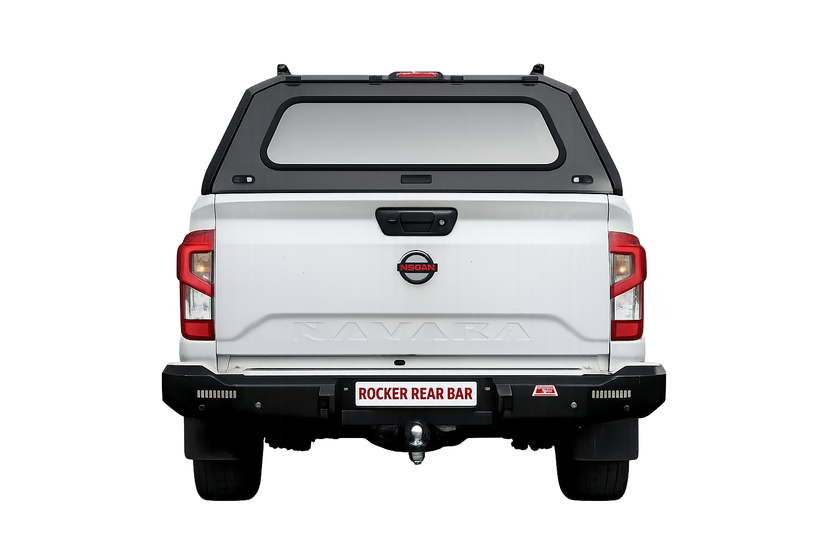 MCC Rocker Rear Steel Bumper with Towbar – Nissan Navara – 2021–Current