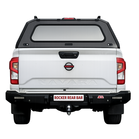 MCC Rocker Rear Steel Bumper with Towbar – Nissan Navara – 2021–Current