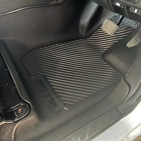 Isuzu D-Max Gen 7 Rubber Floor Mats (2022–Present) – Heavy Duty Moulded Set