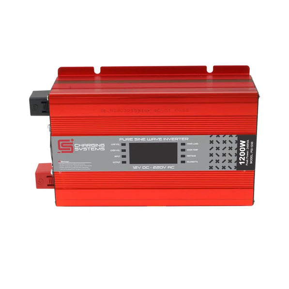 CS Pure Sine Wave Inverter 1200W 12V – Portable Power Inverter with AC Output (UK/SA Plug)