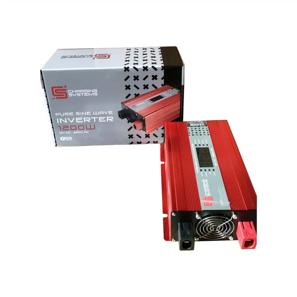 CS Pure Sine Wave Inverter 1200W 12V – Portable Power Inverter with AC Output (UK/SA Plug)
