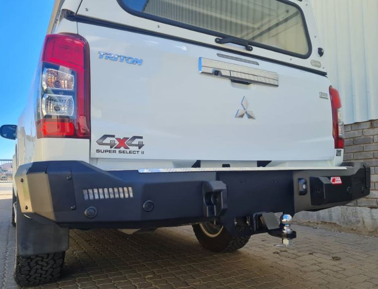 MCC Rocker Rear Steel Bumper with Towbar – Mitsubishi Triton – 2019–Current