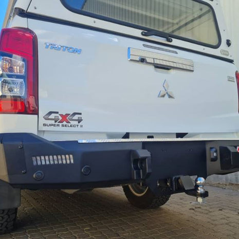 MCC Rocker Rear Steel Bumper with Towbar – Mitsubishi Triton – 2019–Current