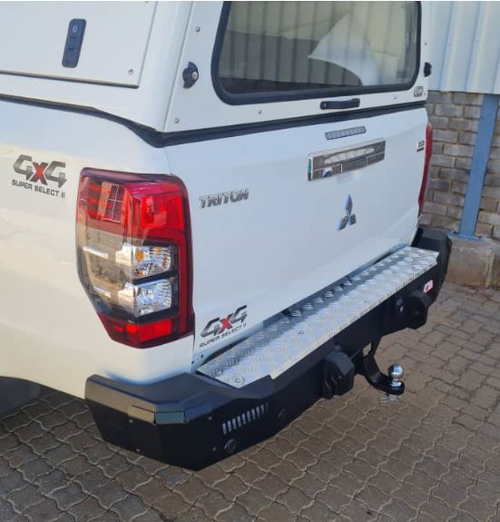 MCC Rocker Rear Steel Bumper with Towbar – Mitsubishi Triton – 2019–Current