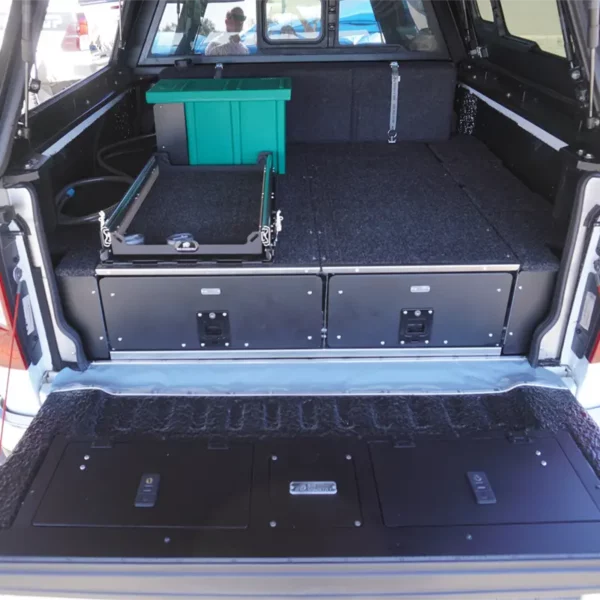 Zambezi Twin Drawer System – Ford Ranger T6.2 Next Gen (Heavy-Duty Load Bin Storage)