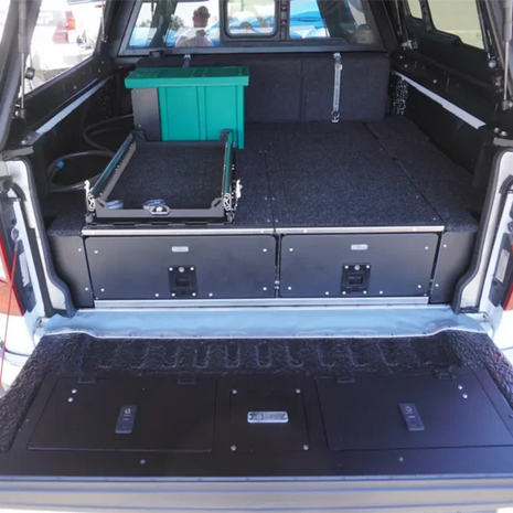 Zambezi Twin Drawer System – Ford Ranger T6.2 Next Gen (Heavy-Duty Load Bin Storage)