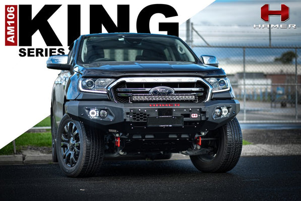 Hamer Bull Bars for Ford Ranger, Raptor & Everest | King, Atlas & Classic Series 4x4 Protection