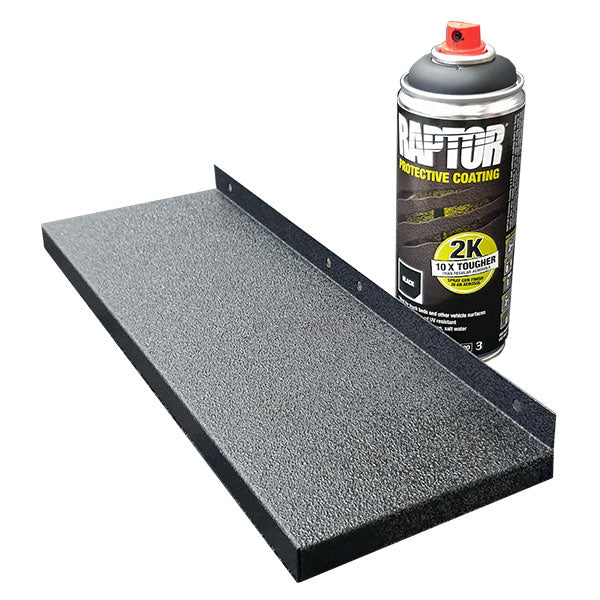 RAPTOR 2K Aerosol Protective Coating 400ml – Black Bedliner Spray