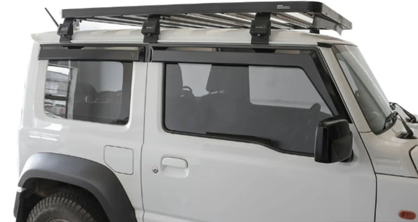 Suzuki Jimny 5/3 Door (2019+) Weather Guards – Gloss/Matt Black Wind Deflectors (4pc Set)