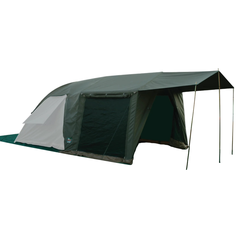 Senior Baobab Tent Extension – Canvas Side Room & Veranda for Tentco Safari & Wanderer Bow Tents