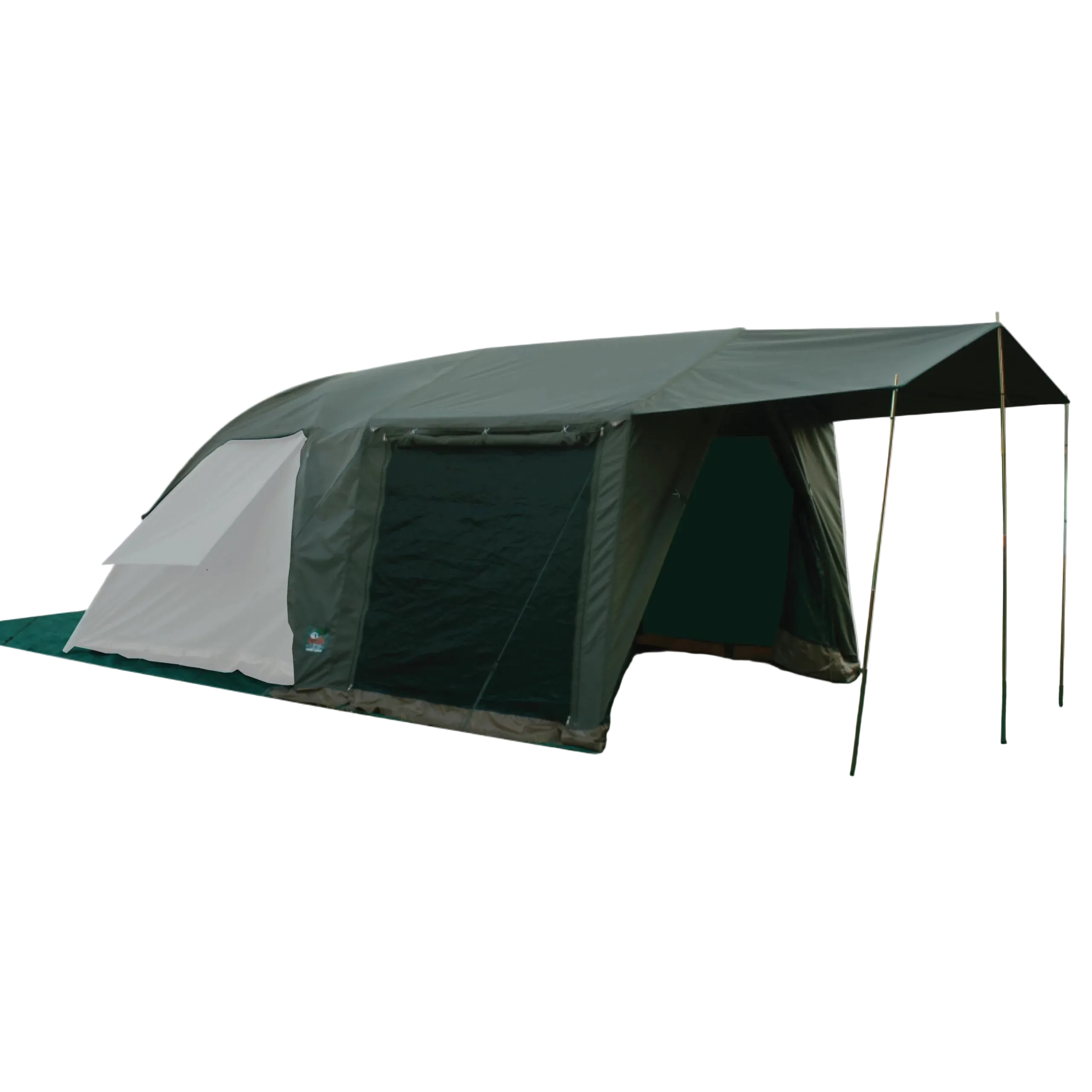 Senior Baobab Tent Extension – Canvas Side Room & Veranda for Tentco Safari & Wanderer Bow Tents