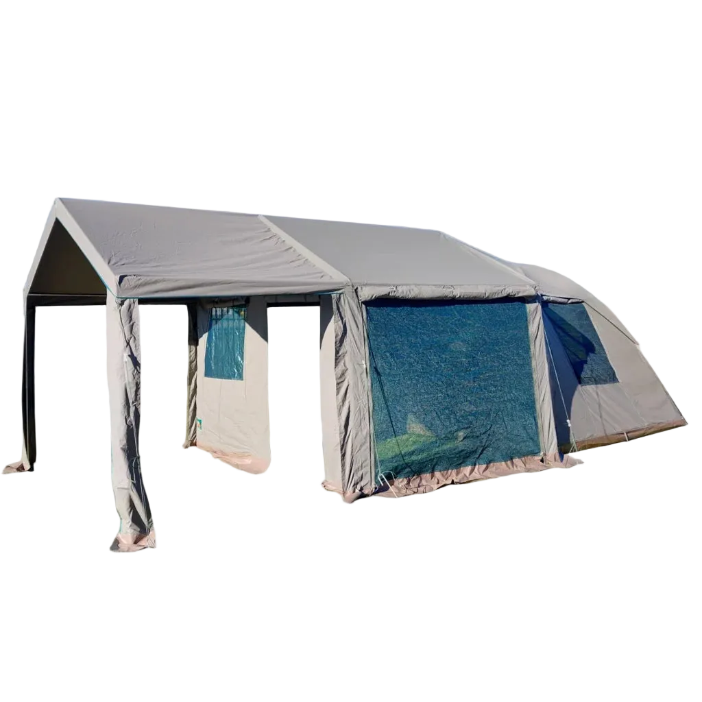 Senior Deluxe Tent Extension – Upgrade with Deluxe Extension for maximum space, Heavy Duty Canvas Side Room & Veranda | Premium 4x4 Overlanding Upgrade South Africa