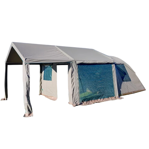 Senior Deluxe Tent Extension – Upgrade with Deluxe Extension for maximum space, Heavy Duty Canvas Side Room & Veranda | Premium 4x4 Overlanding Upgrade South Africa