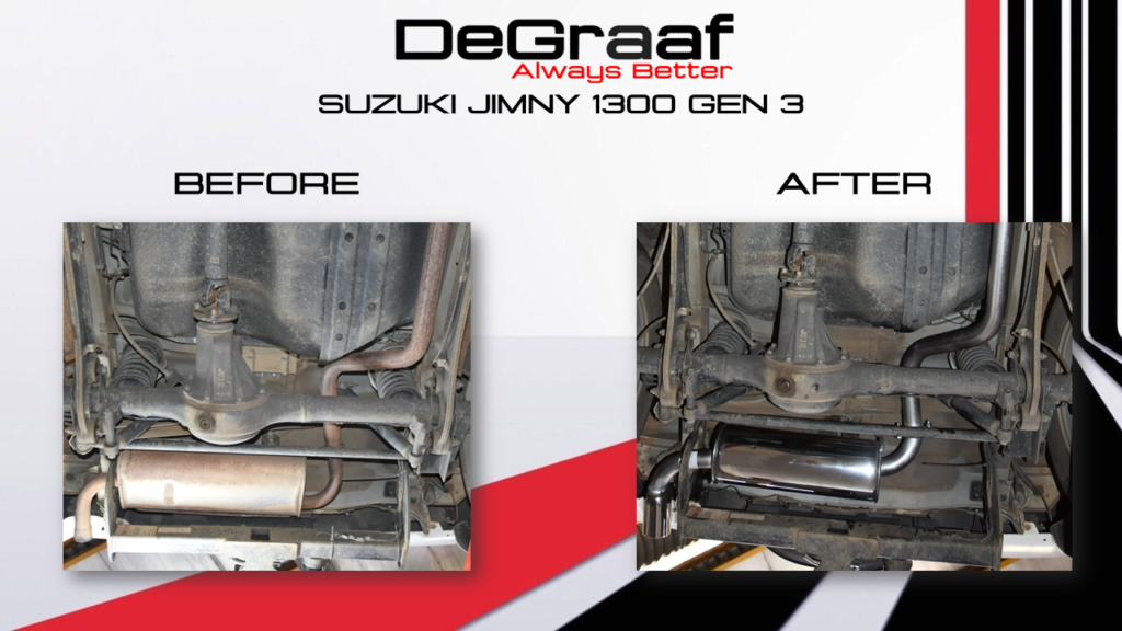 DeGraaf Performance Exhaust for Suzuki Jimny & Diesel Models