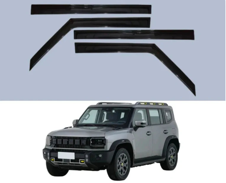 Jetour T2 2025+ Weather Guard Windshields Gloss Black