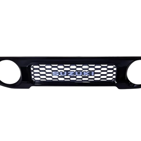 Suzuki Jimny Front Grill with LED (2019+) – Replacement Grille Matt & Gloss Black