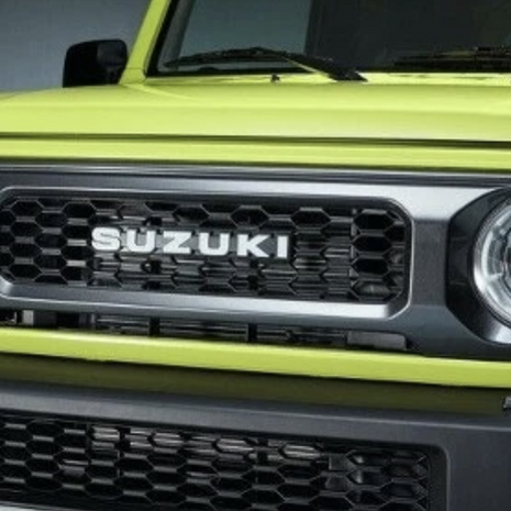 Suzuki Jimny Front Grill with LED (2019+) – Replacement Grille Matt & Gloss Black