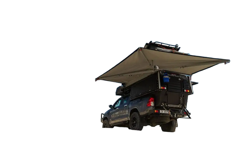 Alu‑Cab 270° Shadow Awning – RHS (Right Hand Side) | 10m² Coverage