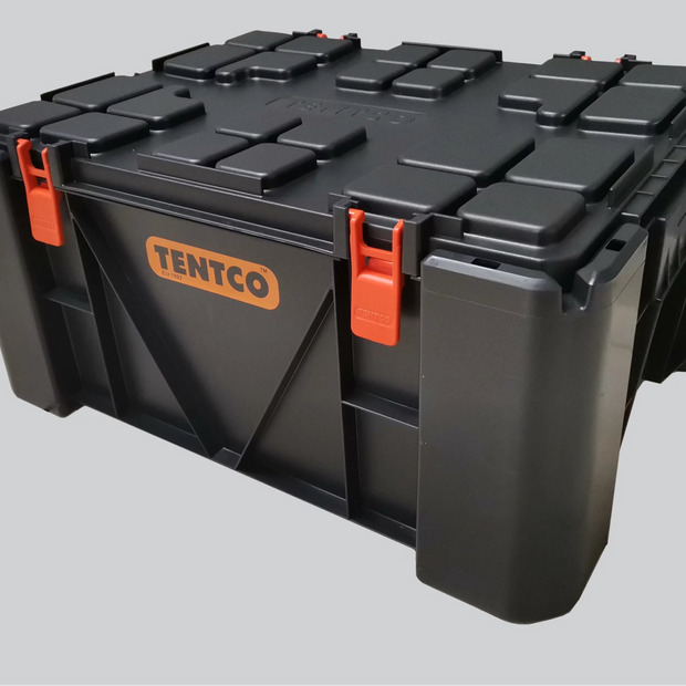Tentco Storage Box Black/Pink/Orange/Grey/Red/ – Heavy Duty 4x4 & Camping Storage Solution | Stackable Overlanding Gear Box