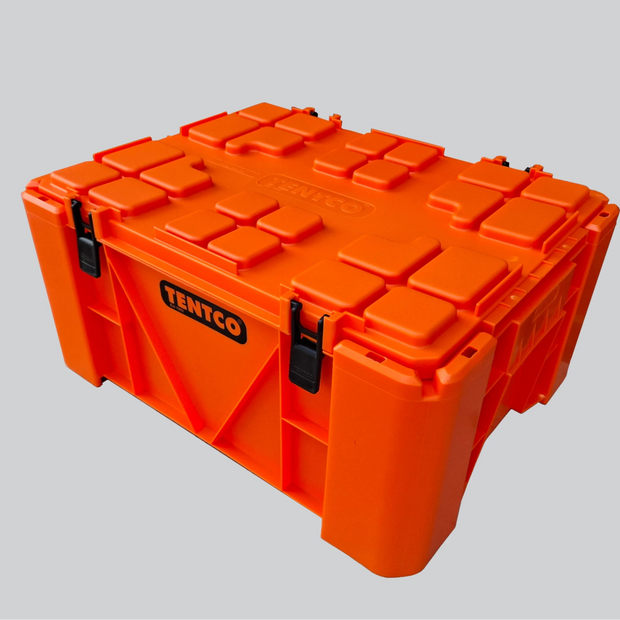Tentco Storage Box Black/Pink/Orange/Grey/Red/ – Heavy Duty 4x4 & Camping Storage Solution | Stackable Overlanding Gear Box