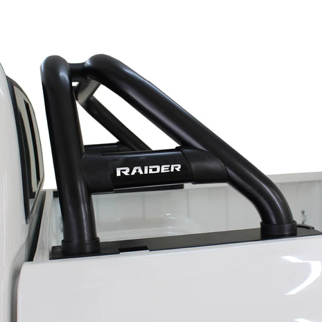 Artav Toyota Hilux Sports Roll Bar D/C & E/C Stainless (Black Base Plates)2016+