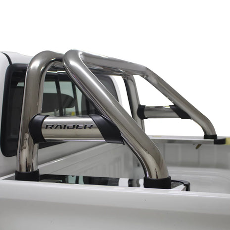 Artav Toyota Hilux Sports Bar Stainless (Black Base Plates) 2006-2015
