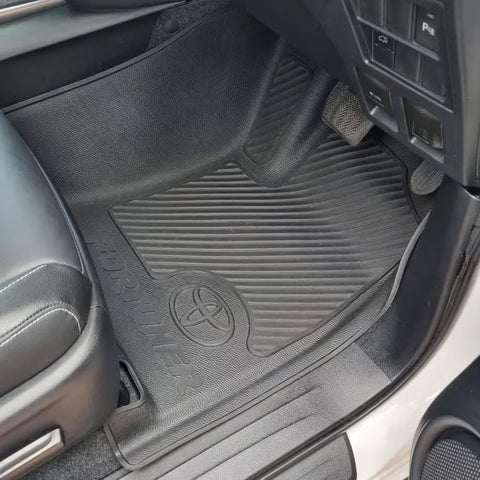 Toyota Fortuner GD6 Rubber Floor Mats (2016–2022) – Heavy Duty Moulded Set