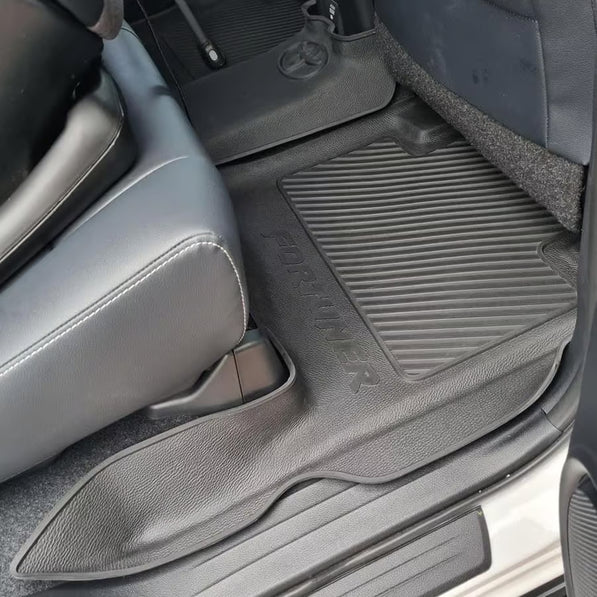 Toyota Fortuner GD6 Rubber Floor Mats (2016–2022) – Heavy Duty Moulded Set