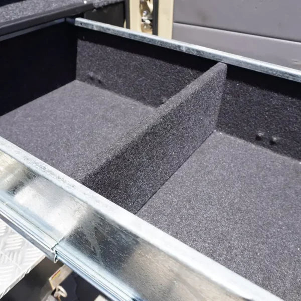 Twin Drawer System – Toyota Land Cruiser 76 (LC76) Heavy-Duty Storage Solution