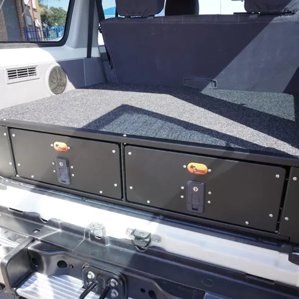 Twin Drawer System – Toyota Land Cruiser 76 (LC76) Heavy-Duty Storage Solution