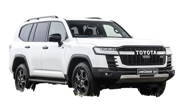 Toyota Land Cruiser 300 Rubber Floor Mats (2022–Present) – Heavy Duty Moulded Full Set