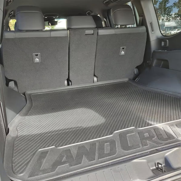 Toyota Land Cruiser 300 Rubber Floor Mats (2022–Present) – Heavy Duty Moulded Full Set