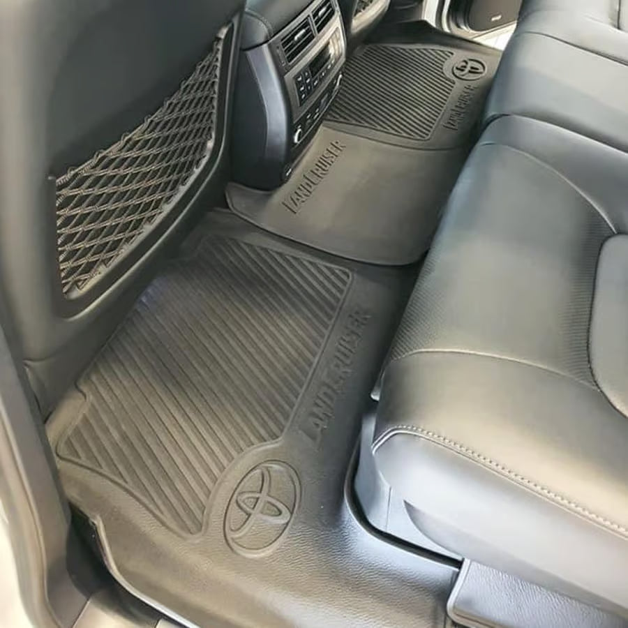 Toyota Land Cruiser 200 Rubber Floor Mats (2007–2022) – Heavy Duty Moulded Set