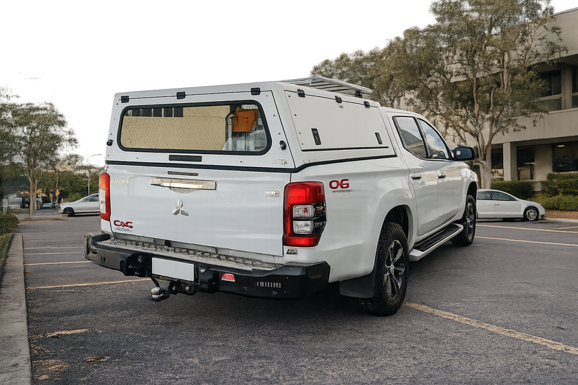 MCC Rocker Rear Steel Bumper with Towbar – Mitsubishi Triton – 2019–Current