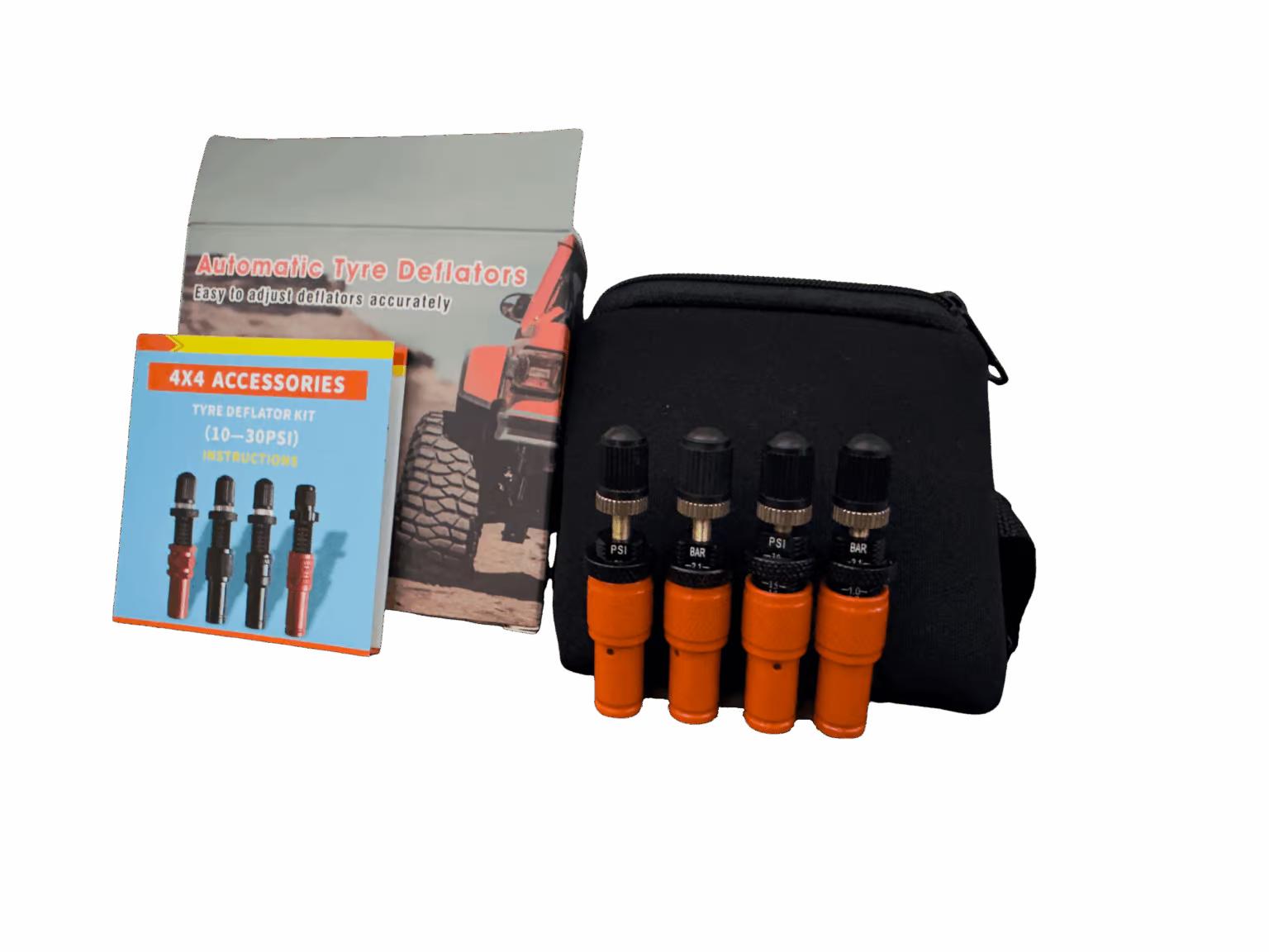Adjustable Tyre Deflator Kit – Automatic 4x4 Pressure Control (PSI & BAR)