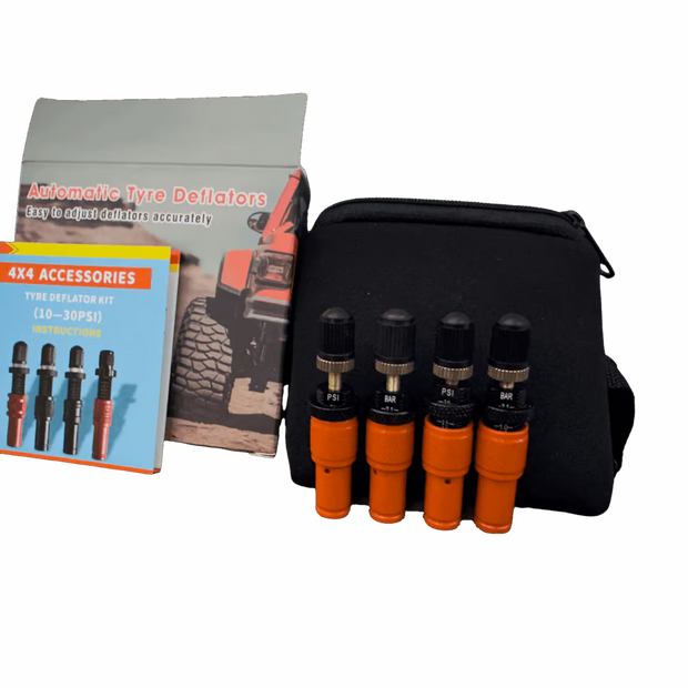Adjustable Tyre Deflator Kit – Automatic 4x4 Pressure Control (PSI & BAR)