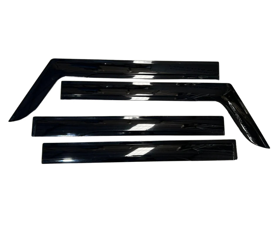 Suzuki Jimny 5/3 Door (2019+) Weather Guards – Gloss/Matt Black Wind Deflectors (4pc Set)