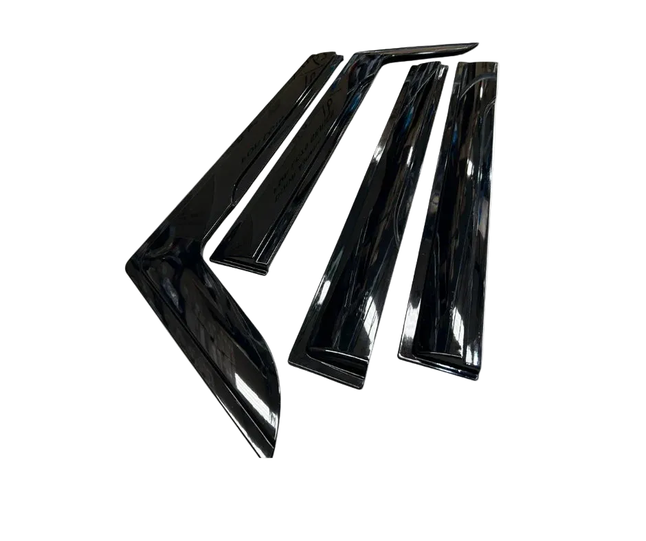 Suzuki Jimny 5/3 Door (2019+) Weather Guards – Gloss/Matt Black Wind Deflectors (4pc Set)