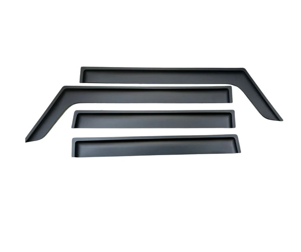 Suzuki Jimny 5/3 Door (2019+) Weather Guards – Gloss/Matt Black Wind Deflectors (4pc Set)