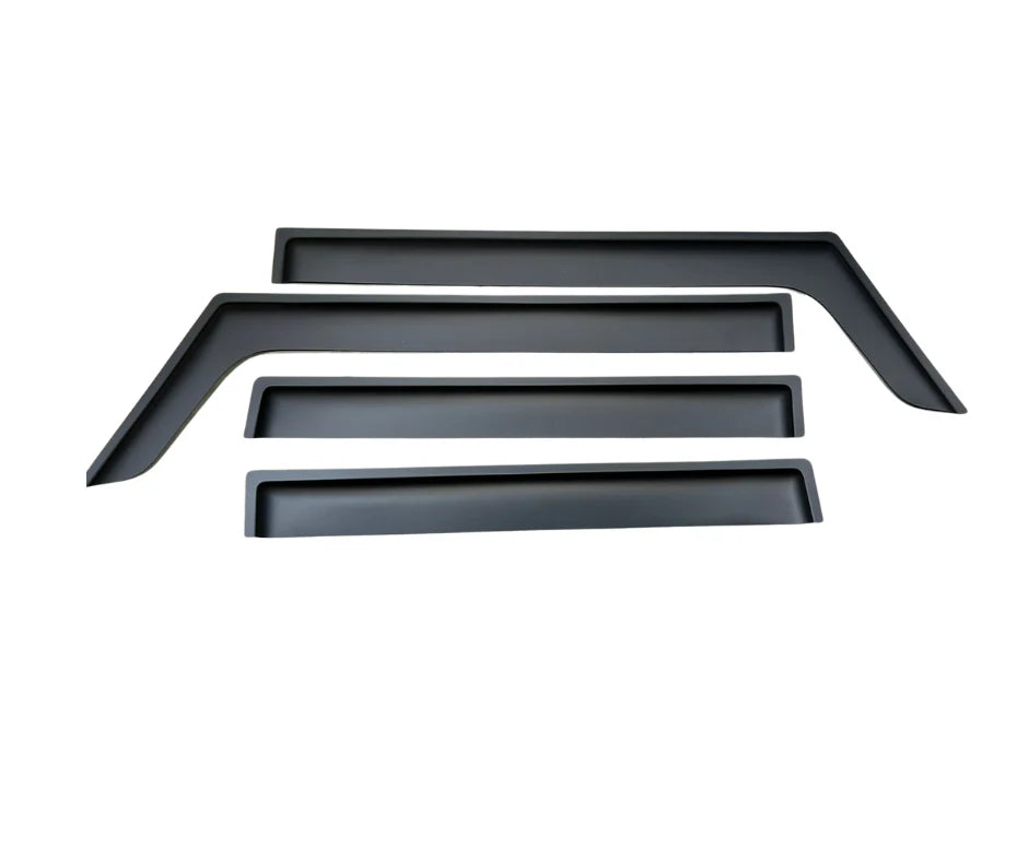 Suzuki Jimny 5/3 Door (2019+) Weather Guards – Gloss/Matt Black Wind Deflectors (4pc Set)