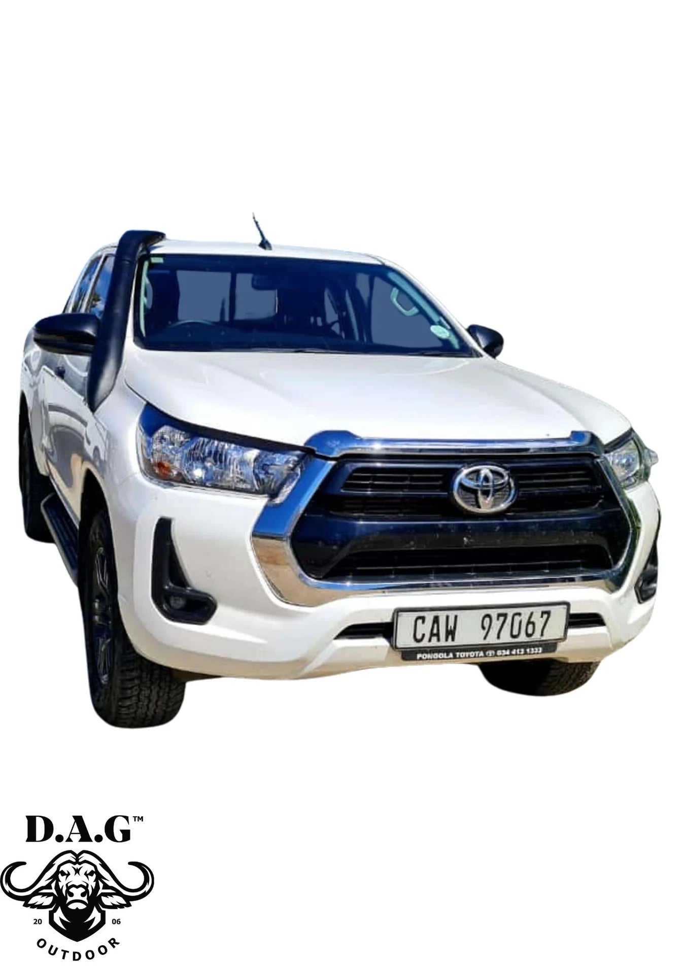 Toyota Hilux Revo Slimline Snorkel (2016+) – Wide Body GD6 2.4 & 2.8 Air Intake Upgrade