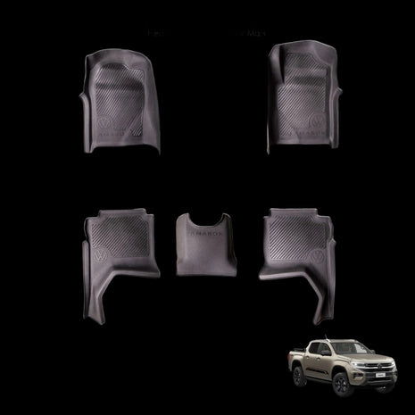 Next Gen Volkswagen Amarok Rubber Floor Mats – Heavy Duty Moulded Set