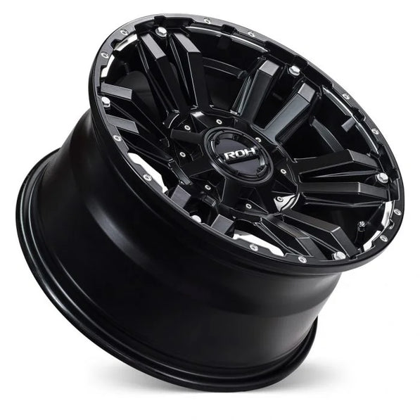 ROH Vapour 4x4 Wheels – Matt Black Twin 6-Spoke Rims (16”, 17”, 18”)