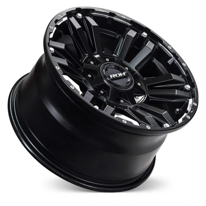 ROH Vapour 4x4 Wheels – Matt Black Twin 6-Spoke Rims (16”, 17”, 18”)